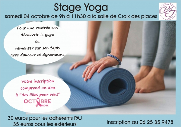 stage yoga de rentrée